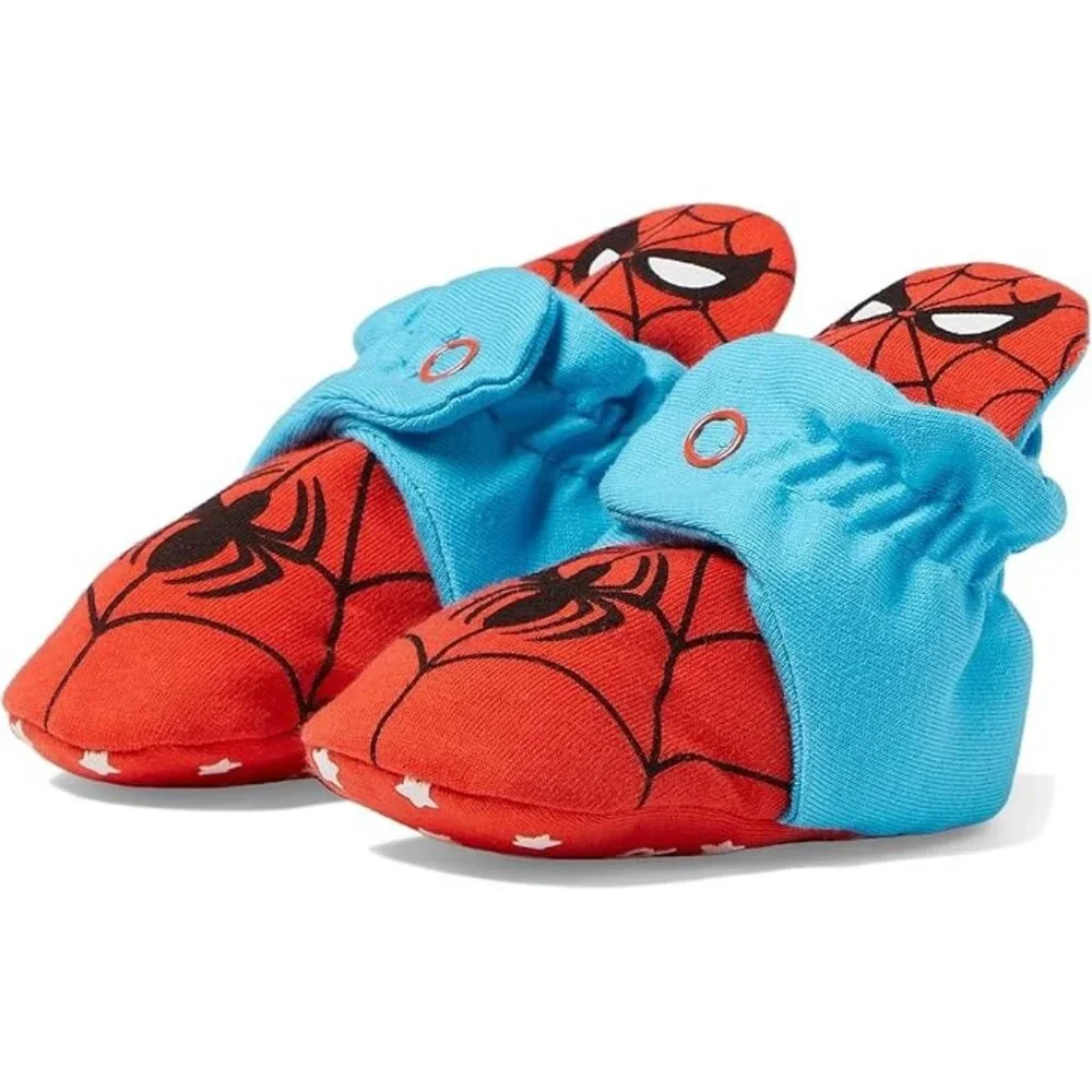Marvel Robeez Spider-Man Baby Soft Sole Crib Shoes - 0-3 Mos